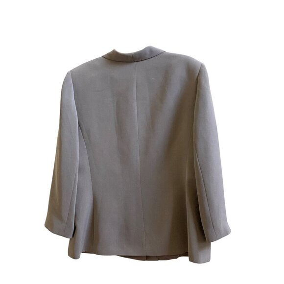 Le Suit Womens Tan Polyester Blazer Jacket Size 18 - Picture 3 of 6